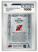 Jack Hughes 2023-24 Upper Deck Series 1 #PC-28