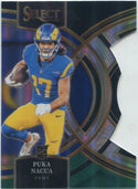 Puka Nacua 2023 Panini Select Die-Cut Black And Green Prizm RC #199