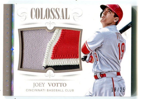 Joey Votto 2014 Panini National Treasures #16 Jersey Card 18/25