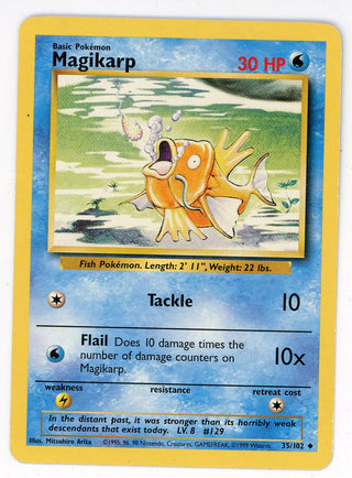 Magikarp 1999 Pokemon 35/102