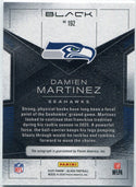 Damien Martinez 2025 Panini Black Autographed Blue Sapphire RC #192 4/50