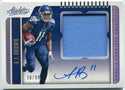 AJ Brown 2019 Panini Absolute Rookie Premiere Materials Jersey/Autographed RC #201 30/99