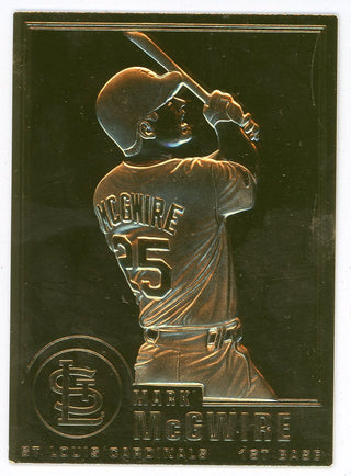 Mark McGwire 1998 Gold Card