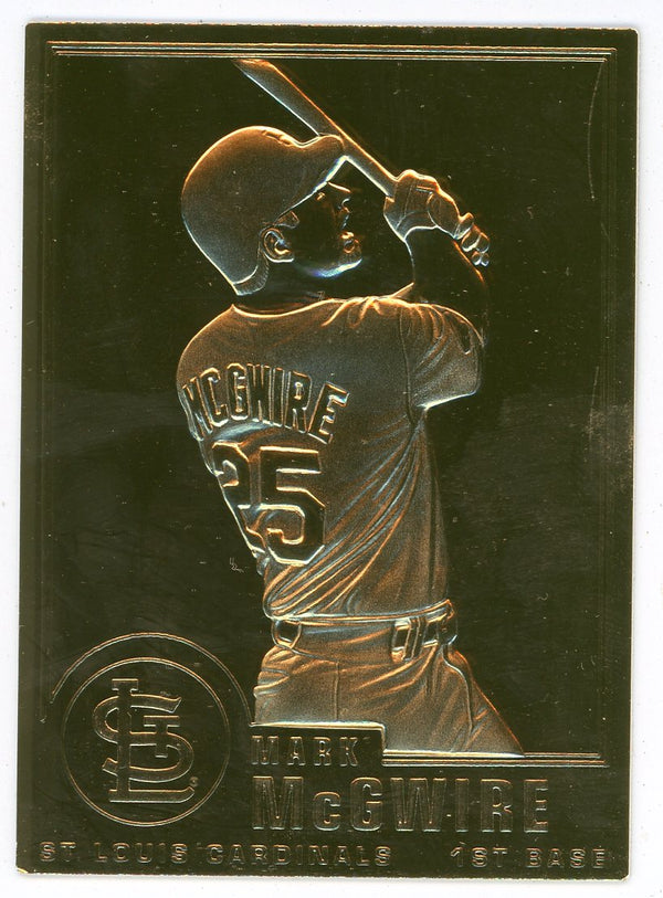 Mark McGwire 1998 Gold Card | Hollywood Collectibles Mark McGwire 1998 Gold Card | Hollywood Collectibles