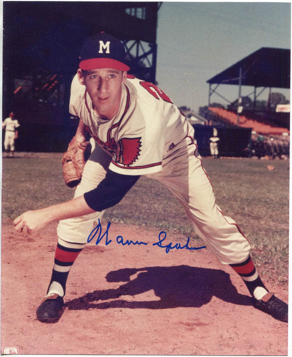 Warren Spahn Autographed 8x10 Baseball Photo