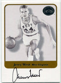 Jerry West 2001 Fleer Greats Of The Game Autographed Card