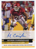 Myron Cunningham 2022 Leaf X Rookie Card Autographed #PSA-MC2
