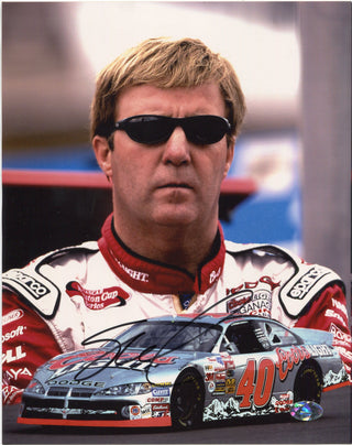 Sterling Marlin Autographed 8x10 Racing Photo