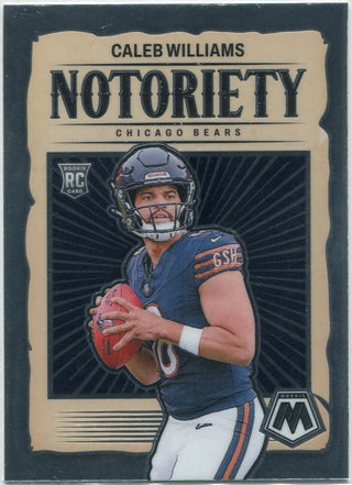 Caleb Williams 2024 Panini Mosaic Notoriety RC #18