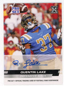 Quentin Lake 2022 Leaf X Rookie Card Autographed #PSA-QL1