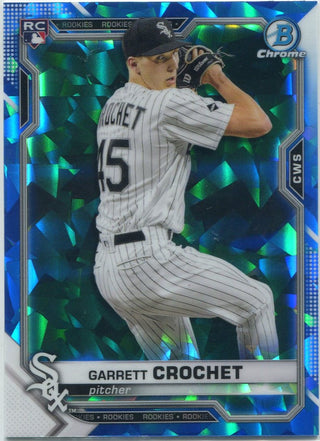 Garrett Crochet 2021 Bowman Chrome Sapphire RC #63