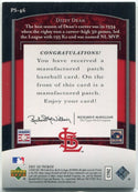 Dizzy Dean 2007 Upper Deck Premier Premier Stitchings Manufactured Patch Card #PS-46 30/50