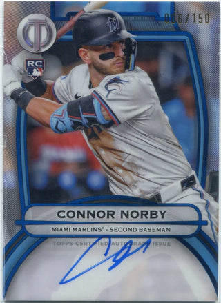 Connor Norby 2025 Topps Tribute Autographed RC #TA-CN 6/150