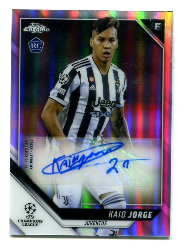 Kaio Jorge 2022 Topps Chrome Champions League Autographed Card #cakj