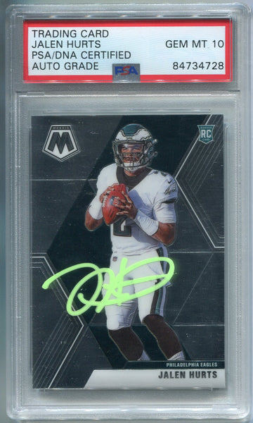 Tua Tagovailoa 2020 Rookie Card NFL Panini Mosaic PSA 9 Mint -   Israel