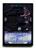 Nestor Araujo 2021-22 Panini Obsidian Soccer Jersey Card #janar  /75