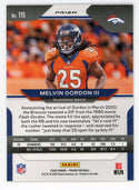 Melvin Gordon III 2020 Panini Prizm #115