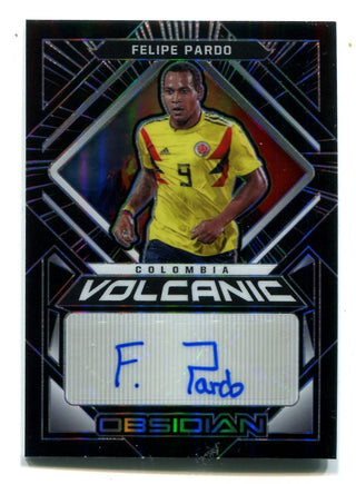 Felipe Pardo 2021-22 Panini Obsidian Soccer Autographed Card #VSFP /149