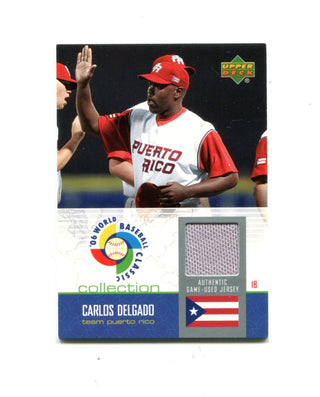 Carlos Delgado 2006 Fleer Ultra Feel The Game #FGCD Jersey Card