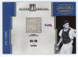 Joe Torre 2004 Donruss Throwback Threads Patch Relic #PT-34