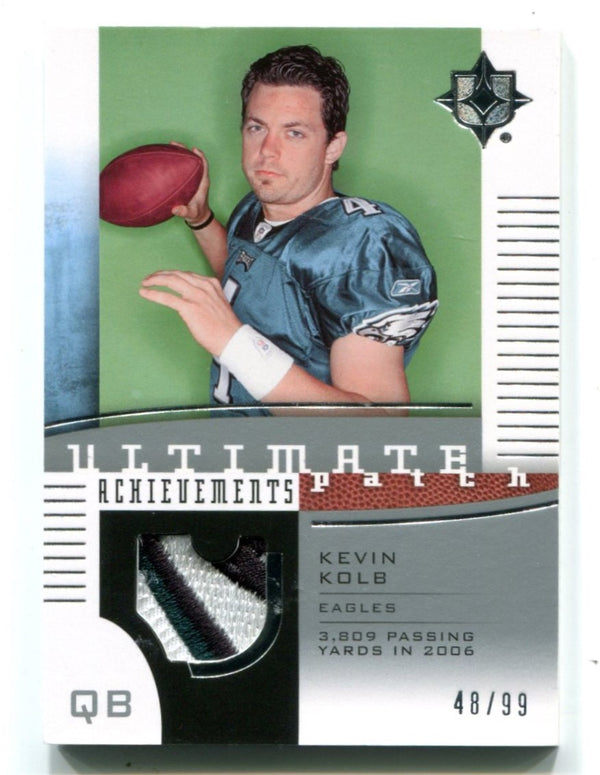 Kevin Kolb 2007 Upper Deck Ultimate Achievements #UAPKK Card /99