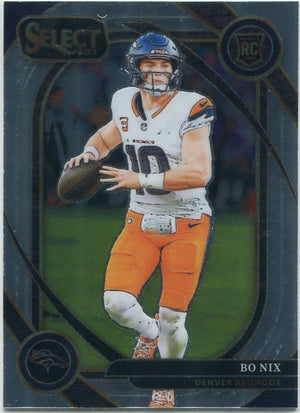 Bo Nix 2024 Panini Select Club Level RC #221