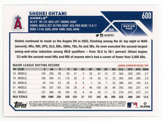 Shohei Ohtani 2023 Topps Series Two #600 Card