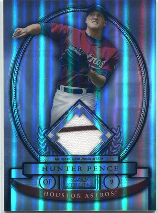 Hunter Pence 2008 Bowman Sterling Jersey Refractor Card #BS-HP 121/199