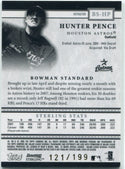 Hunter Pence 2008 Bowman Sterling Jersey Refractor Card #BS-HP 121/199