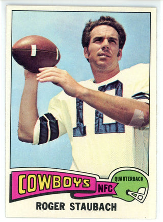 Roger Staubach 1975 Topps Card #145