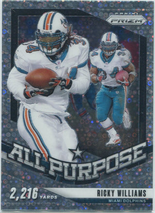 Ricky Williams 2024 Panini Prizm All Purpose No Huddle Disco Prizm Card #13