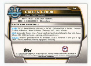 Caitlin Clark 2023 Topps Silver 1st Bowman #50 Card