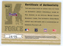 Phil Niekro 2004 Leaf Certified K Force Patch Relic #KF-9