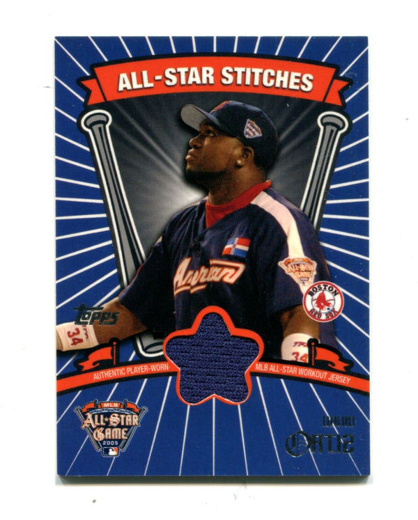 David Ortiz 2005 Topps All-Star Stitches #ASR-00 Card