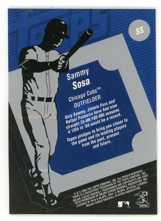 Sammy Sosa 2004 Topps Patch Relic #SS