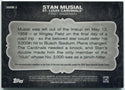 Stan Musial 2016 Topps Update Commemorative Medallion Card #3000M-3