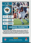 Leonard Fournette 2019 Panini Contenders Optic Season Ticket Red Prizm Card #33 12/199