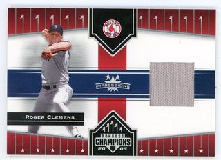 Roger Clemens 2005 Donruss Champions Impressions Patch Relic #101