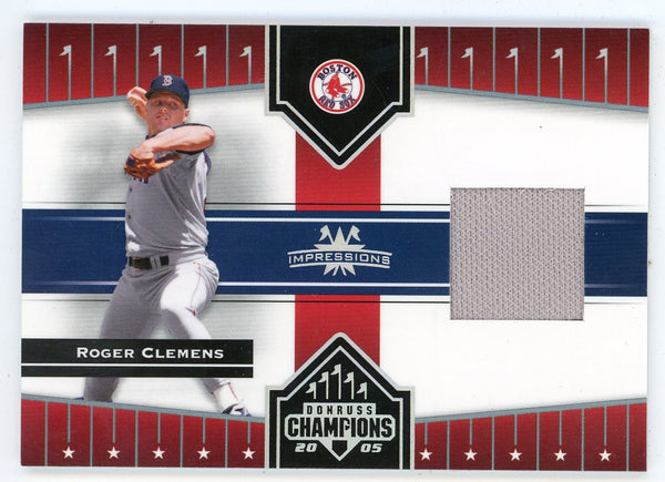 Roger Clemens 2005 Donruss Champions Impressions Patch Relic #101