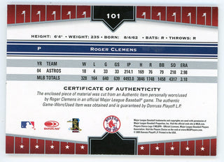 Roger Clemens 2005 Donruss Champions Impressions Patch Relic #101
