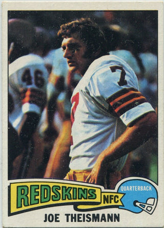 Joe Theismann 1975 Topps Card #416