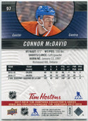 Connor McDavid 2017 - 2018 Upper Deck Tim Hortons Card #97
