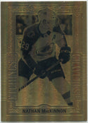 Nathan MacKinnon 2018 - 2019 Upper Deck Tim Hortons Gold Etchings Card #GE-9