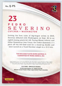 Pedro Severino 2016 Panini Immaculate Jumbo Nameplate Rookie Card #IJ-PS