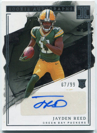 Jayden Reed 2023 Panini Impeccable Autographed RC #RA-JR 67/99