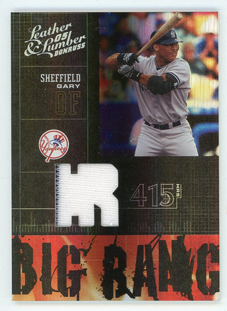 Gary Sheffield 2005 Donruss Leather And Lumber Big Bang Patch Relic #BB-12
