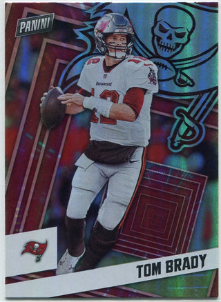 Tom Brady 2020 Panini Player Of The Day Rainbow Foil Card #99