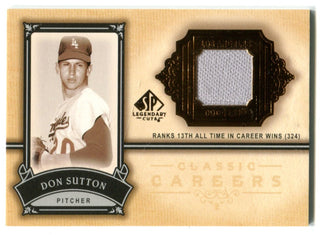 Don Sutton Upper Deck SP Legendary Cuts Jersey Card #CCDO