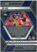 Bo Nix 2025 Panini Mosaic Silver Prizm Card #173