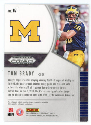 Tom Brady 2020 Panini Prizm Draft Picks #97 Card